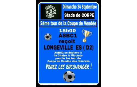 Coupe et challenge de Vendée 24 septembre !!!!