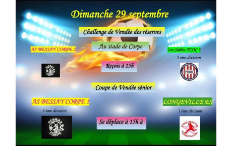 29 sept coupe de vendée  et challenge de réserves