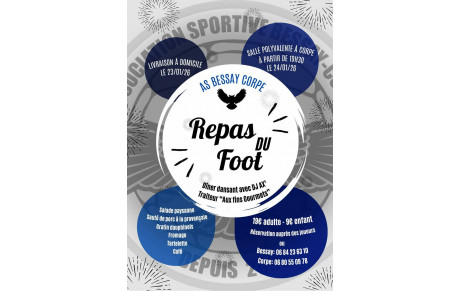 Repas du foot 24 janvier